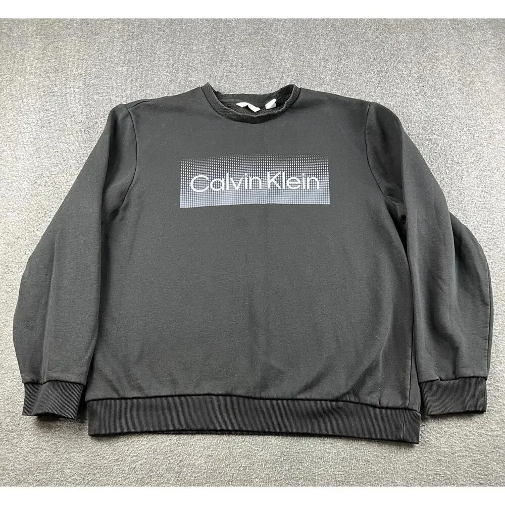 Calvin Klein Men's Black Sweatshirt Size XL